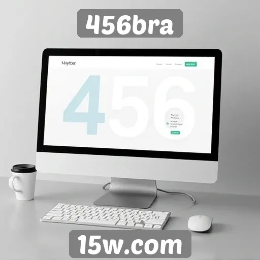 A evolução da interface do site 456bra