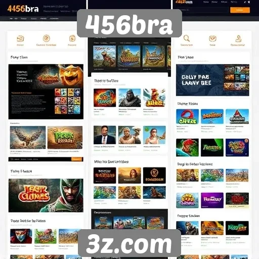 Evolução do design do site 456bra ao longo do tempo