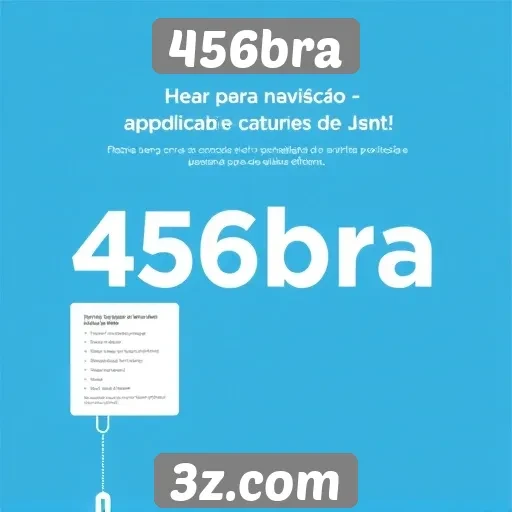 Navegação e usabilidade no site 456bra