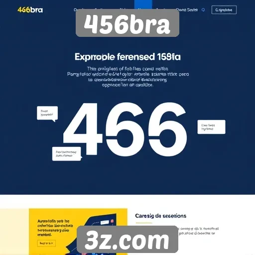 Características do design do site 456bra